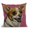 Chihuahua Bella Throw Pillow By Hippie Hound Studios - All About Vibe