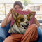 Chihuahua Bella Throw Pillow By Hippie Hound Studios - All About Vibe