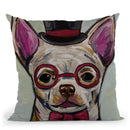 Chihuahua Glasses New Throw Pillow By Hippie Hound Studios - All About Vibe