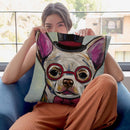 Chihuahua Glasses New Throw Pillow By Hippie Hound Studios - All About Vibe