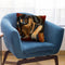 Dachshund Expressive Throw Pillow By Hippie Hound Studios - All About Vibe