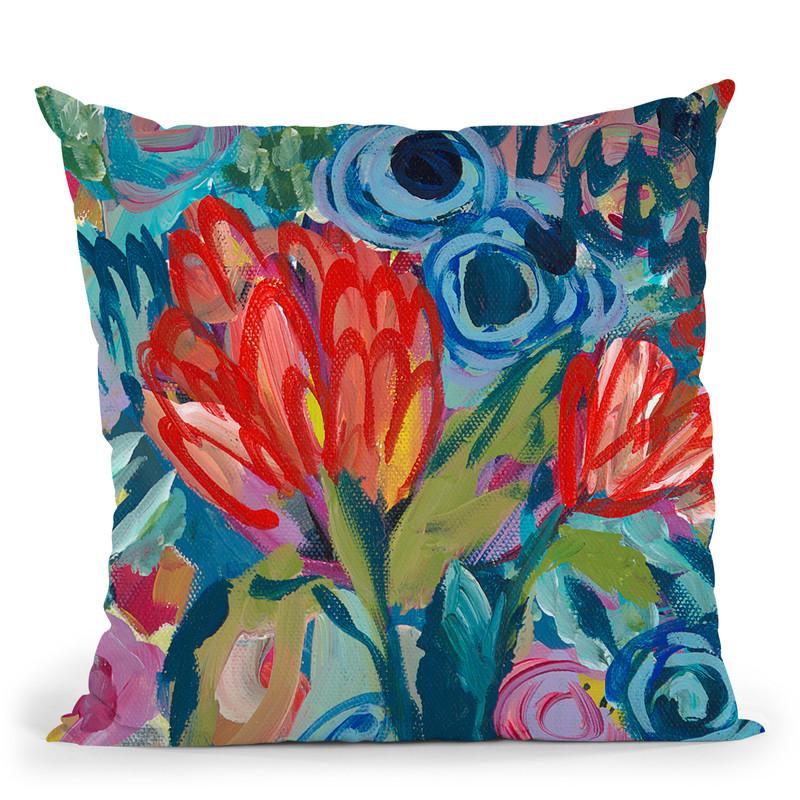 Drishti Throw Pillow By Carrie Schmitt - All About Vibe