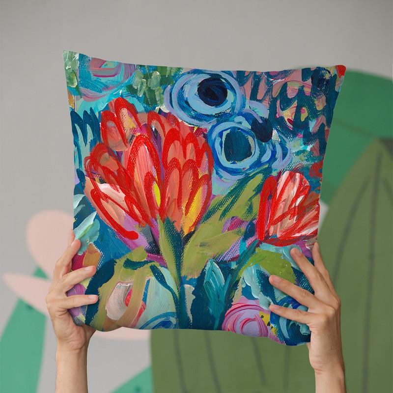 Drishti Throw Pillow By Carrie Schmitt - All About Vibe