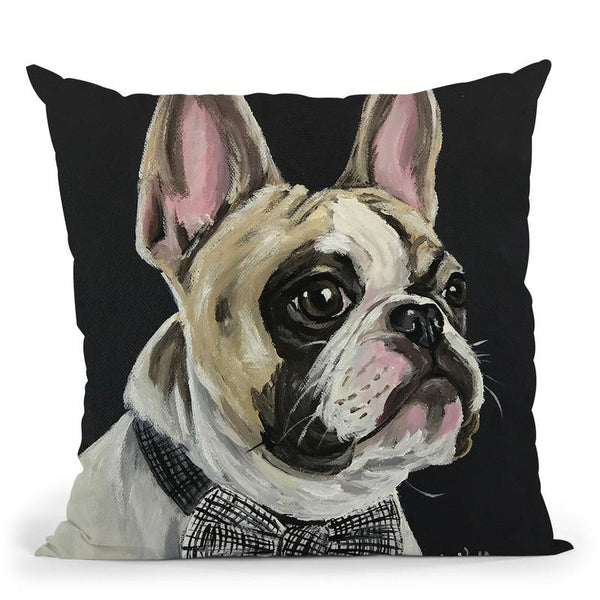 French Bulldog Spock 1 Throw Pillow By Hippie Hound Studios - All About Vibe