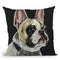 French Bulldog Spock 1 Throw Pillow By Hippie Hound Studios - All About Vibe