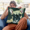 Frenchie Pup 1 Throw Pillow By Hippie Hound Studios - All About Vibe