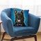 Germanerpherd Black German Bow Tie Throw Pillow By Hippie Hound Studios - All About Vibe