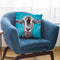Goat Gizmo Throw Pillow By Hippie Hound Studios - All About Vibe