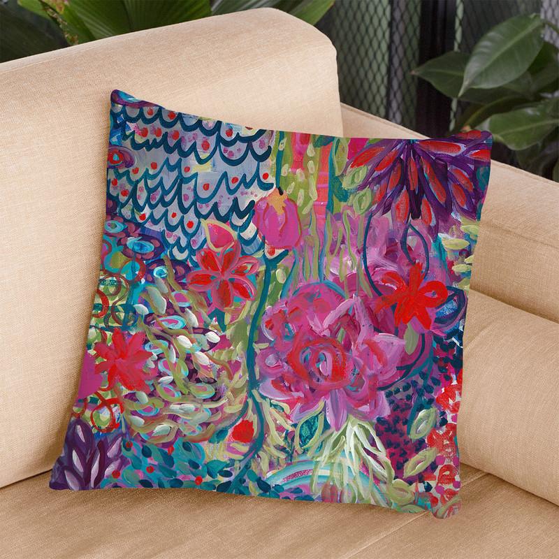 Floating Throw Pillow By Carrie Schmitt - All About Vibe