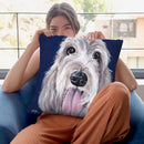 Grand Basset Grifon Vendeen Throw Pillow By Hippie Hound Studios - All About Vibe