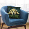 Lab In Floor Throw Pillow By Hippie Hound Studios - All About Vibe