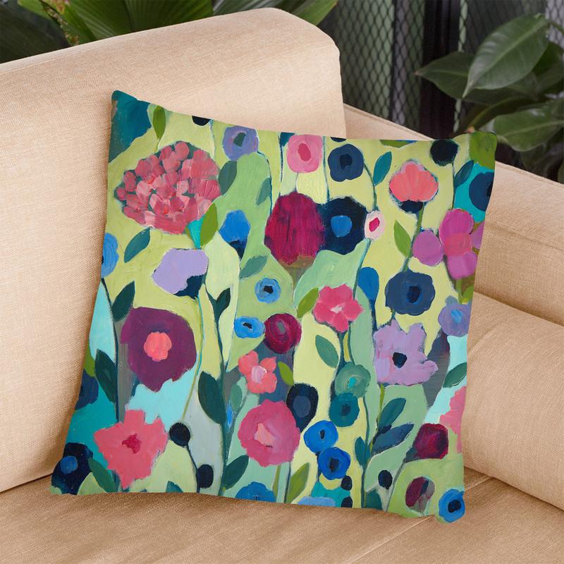 Sattva Throw Pillow By Carrie Schmitt - All About Vibe