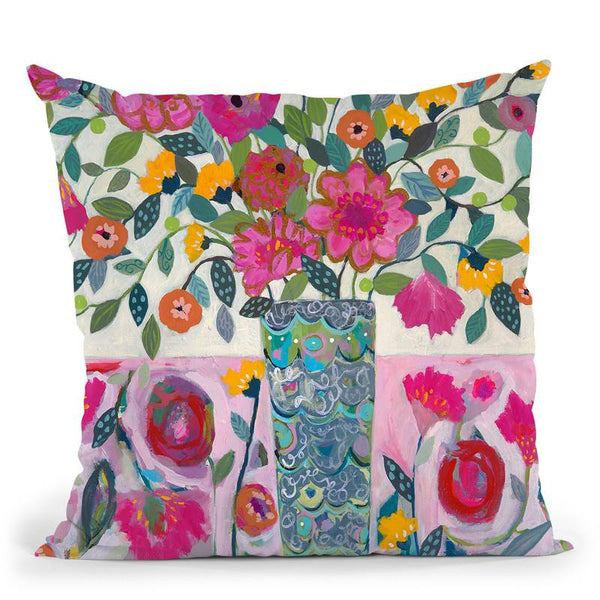 Amazing Vase Throw Pillow By Carrie Schmitt - All About Vibe