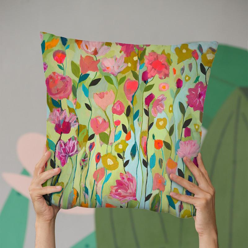 Floral & Botanical Throw Pillow By Carrie Schmitt - All About Vibe