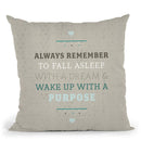 Purposeful Dream Throw Pillow By American Flat - All About Vibe