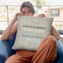 Purposeful Dream Throw Pillow By American Flat - All About Vibe