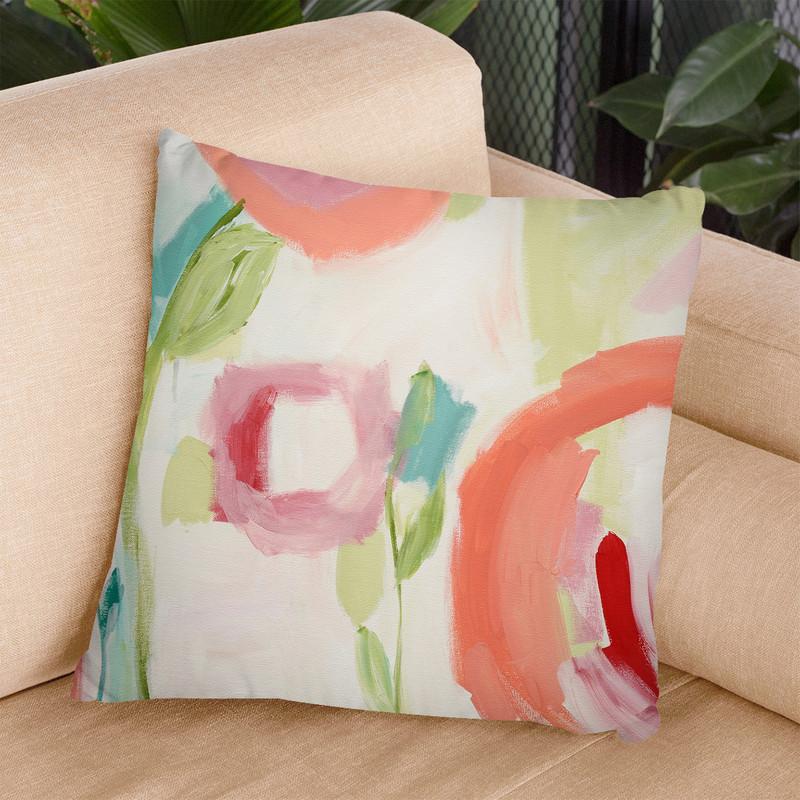 Floral & Botanical V Throw Pillow By Carrie Schmitt - All About Vibe