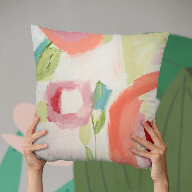 Floral & Botanical V Throw Pillow By Carrie Schmitt - All About Vibe