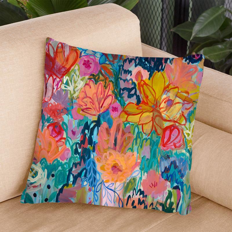 Schmitt Exhalation 6000 Throw Pillow By Carrie Schmitt - All About Vibe