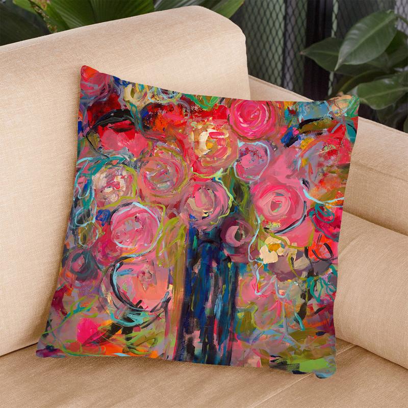 Schmitt Release Throw Pillow By Carrie Schmitt - All About Vibe