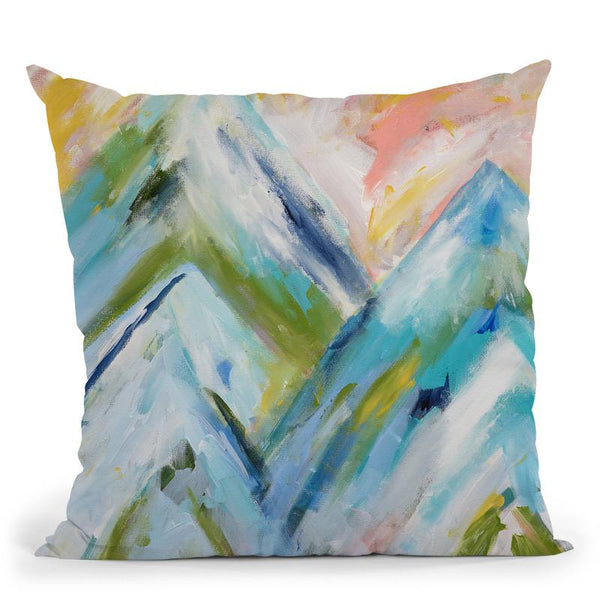 Colorado Bluebird Sky Throw Pillow By Carrie Schmitt - All About Vibe