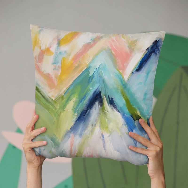 Denver Surprise Throw Pillow By Carrie Schmitt - All About Vibe
