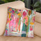 Pink Melody Throw Pillow By Carrie Schmitt - All About Vibe