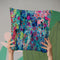 Painted Strings Throw Pillow By Carrie Schmitt - All About Vibe