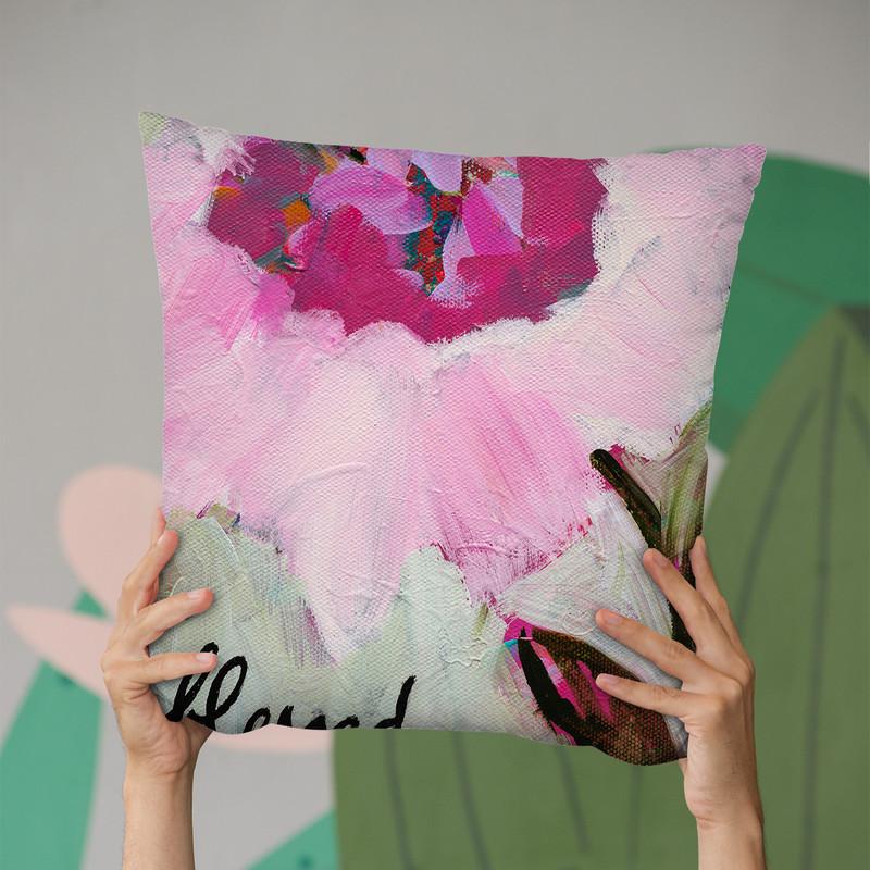 Blessed Throw Pillow By Carrie Schmitt - All About Vibe