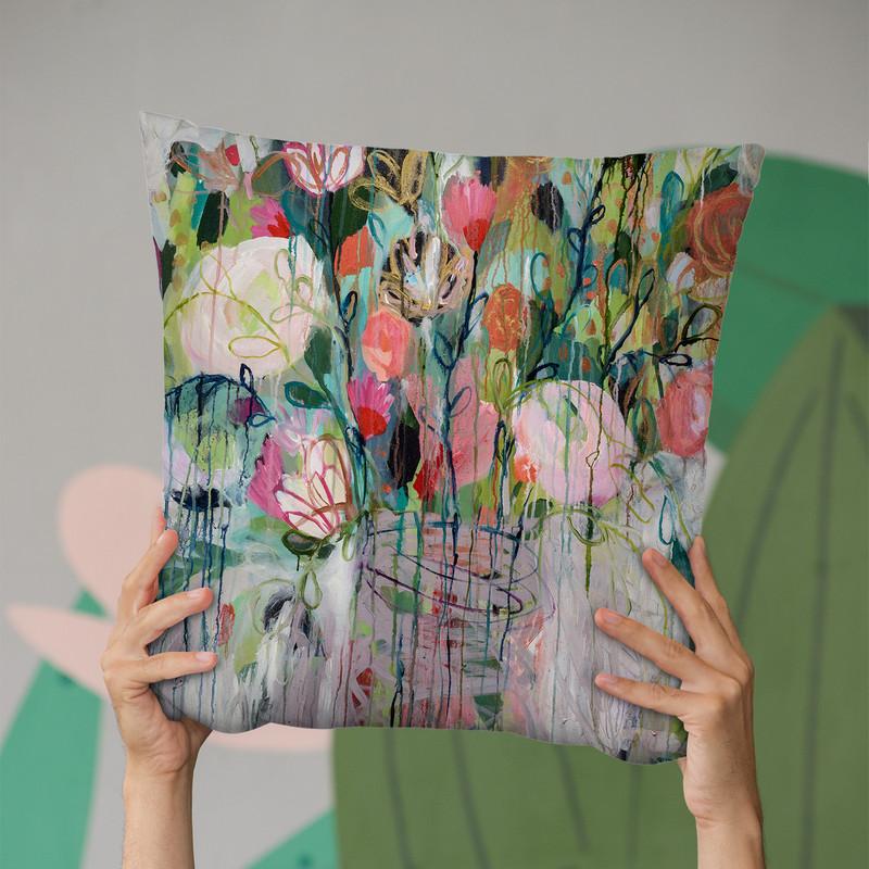 Floral & Botanical Vii Throw Pillow By Carrie Schmitt - All About Vibe