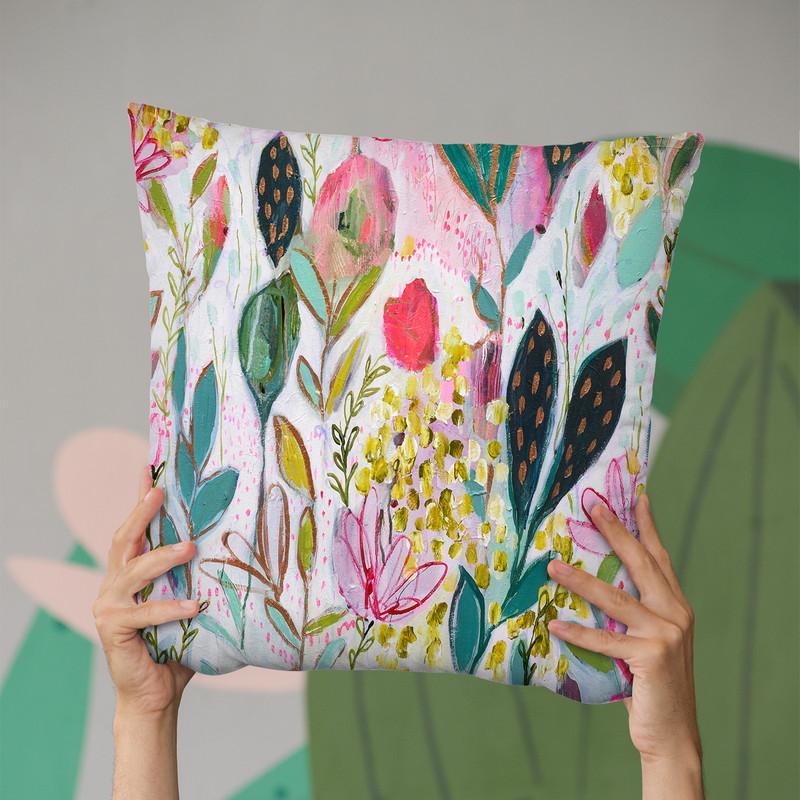 Meadow Throw Pillow By Carrie Schmitt - All About Vibe