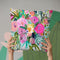 Rose Burst Throw Pillow By Carrie Schmitt - All About Vibe
