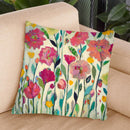 She Lived In Full Bloom Throw Pillow By Carrie Schmitt - All About Vibe