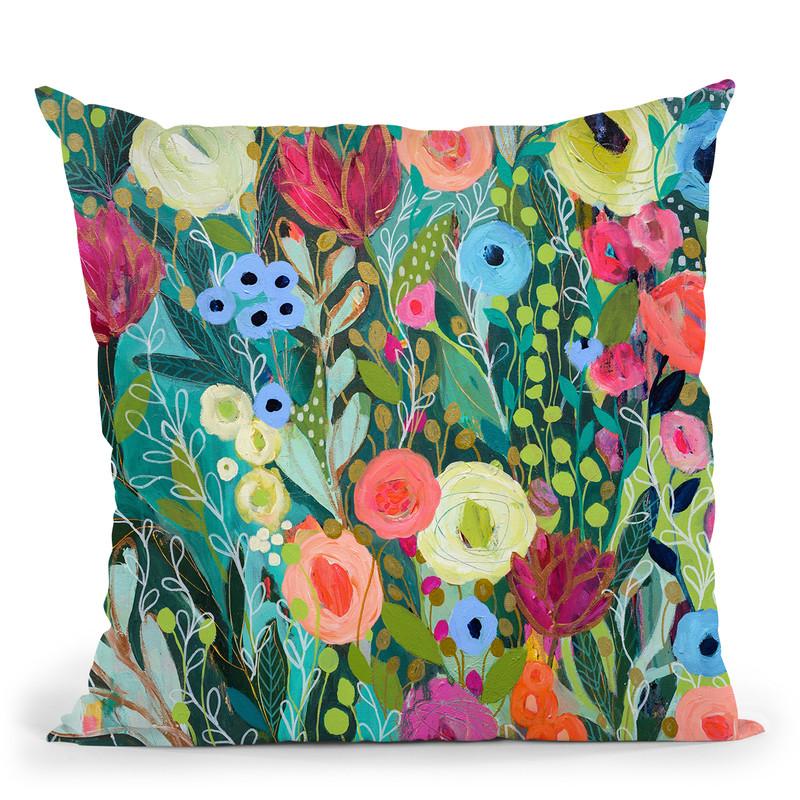 Into The Depths Throw Pillow By Carrie Schmitt - All About Vibe