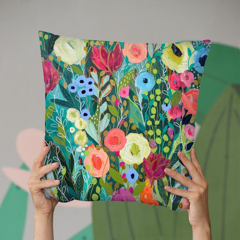 Into The Depths Throw Pillow By Carrie Schmitt - All About Vibe