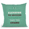 Take The Stairs Throw Pillow By American Flat - All About Vibe