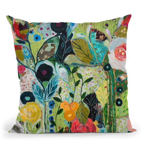 Botanical Bliss Throw Pillow By Carrie Schmitt - All About Vibe