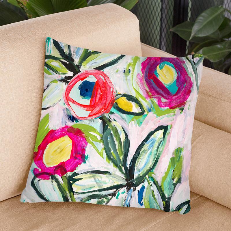 Susans Surprise Throw Pillow By Carrie Schmitt - All About Vibe