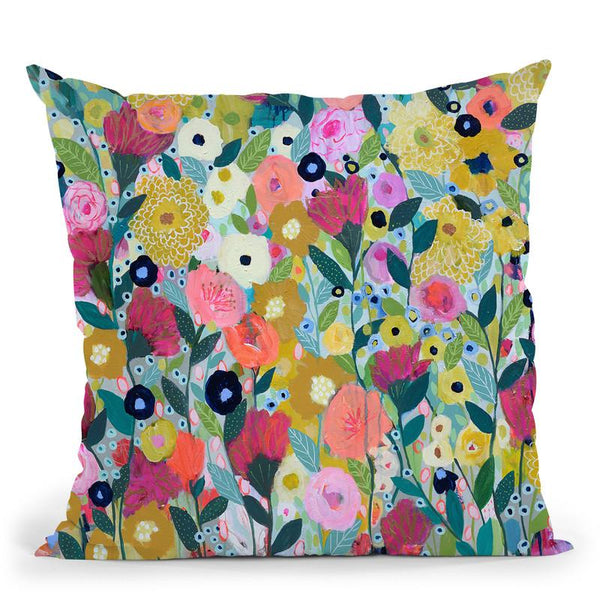 Bailando Desnudo Throw Pillow By Carrie Schmitt - All About Vibe