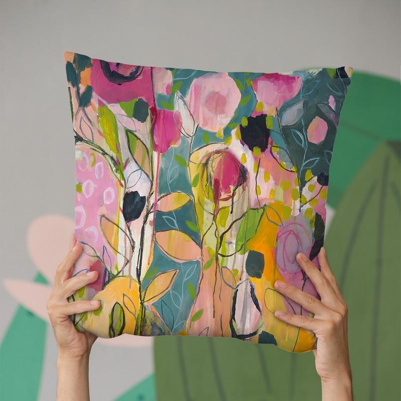 Quiet Reflection Throw Pillow By Carrie Schmitt - All About Vibe