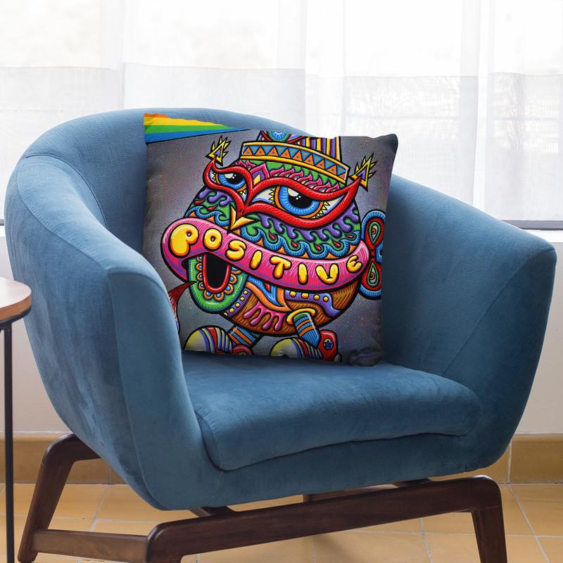 Activated Turtle Cap Throw Pillow By Chris Dyer - All About Vibe