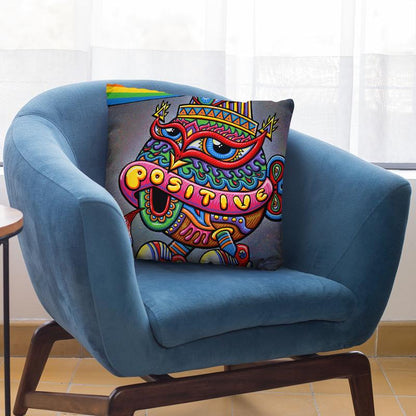 Activated Turtle Cap Throw Pillow By Chris Dyer - All About Vibe