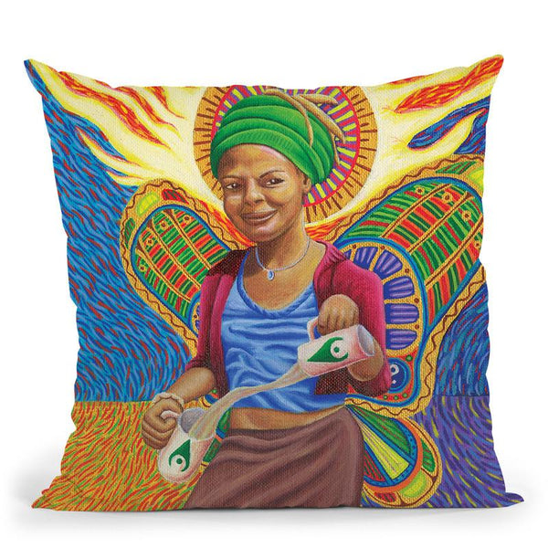 Astral Angel Throw Pillow By Chris Dyer - All About Vibe
