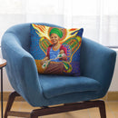 Astral Angel Throw Pillow By Chris Dyer - All About Vibe