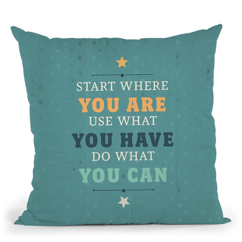 Act Throw Pillow By American Flat - All About Vibe