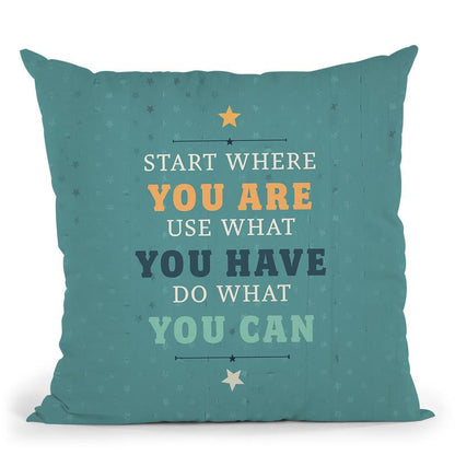 Act Throw Pillow By American Flat - All About Vibe