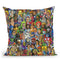 Bad Vs Good Throw Pillow By Chris Dyer - All About Vibe