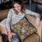 Bad Vs Good Throw Pillow By Chris Dyer - All About Vibe