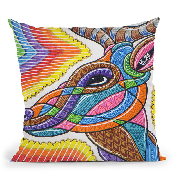 Clear Deer Throw Pillow By Chris Dyer - All About Vibe