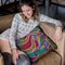 Feeble-Grinding The Vortex Of Assension Throw Pillow By Chris Dyer - All About Vibe